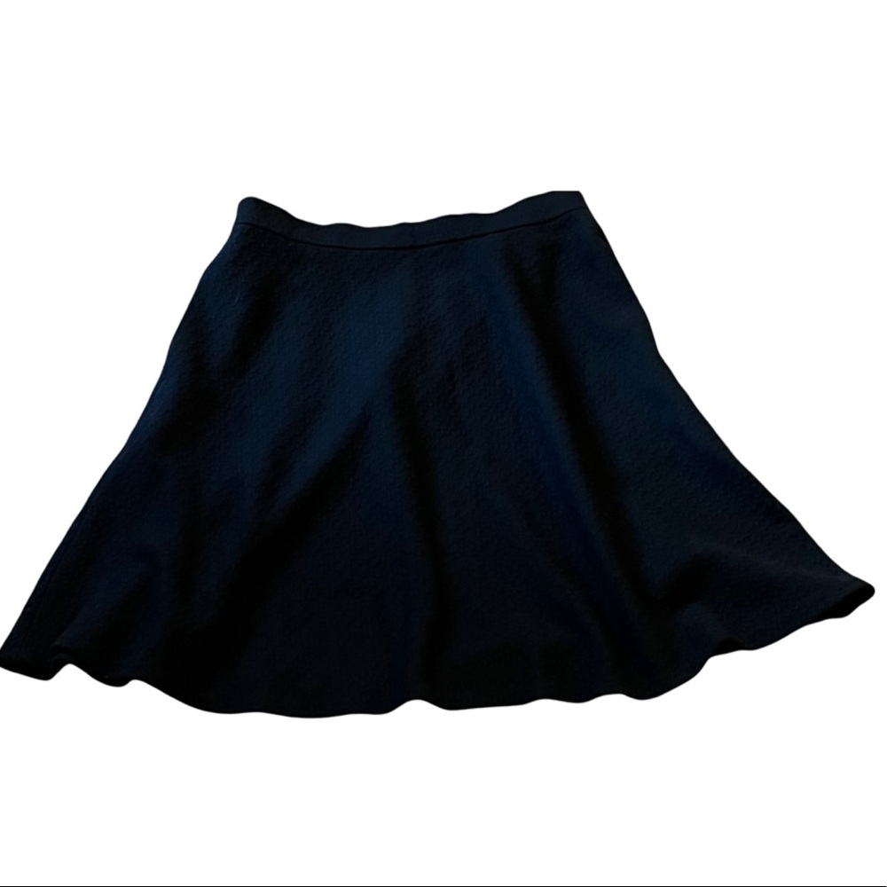 Theory Black Knit A-Line Skirt S